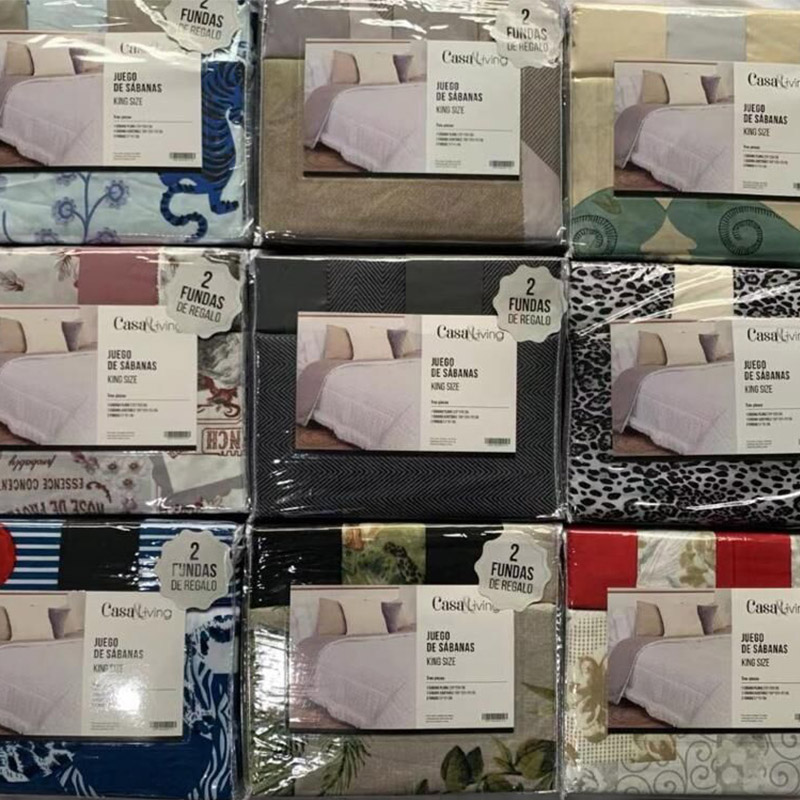 006 baskılı polyester mikrofiber ve iğne pamuklu çarşaf seti