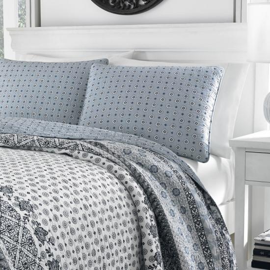 cxmicrotex Boho Çizgili Cottontage Yorgan Seti Dikişli Nevresim Takımı
