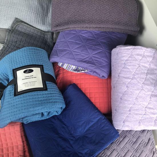 cxmicrotex Gri Kanallı Pinsonik Yatak Örtüsü Yatak Örtüsü