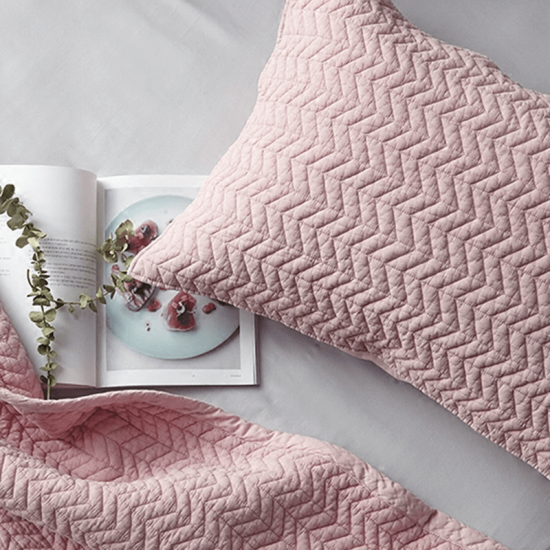 Soft Shams Yıkanmış Kapitone Yastık Kılıfı