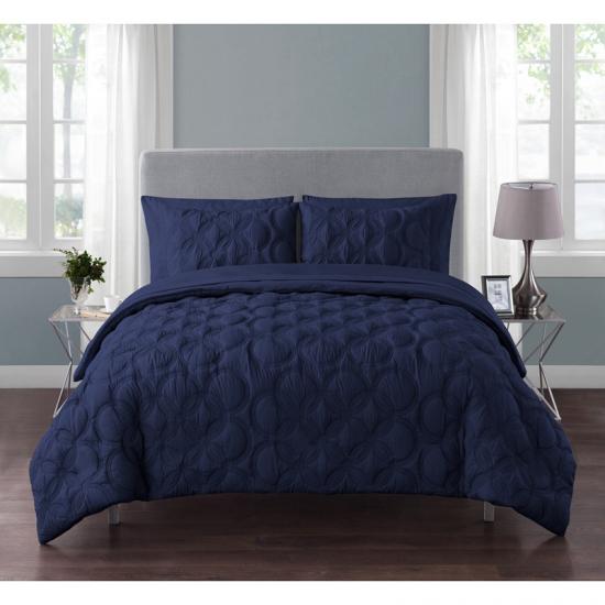 cxmicrotex Solid Kabartma Çantalı Karyola 7 Parça Set