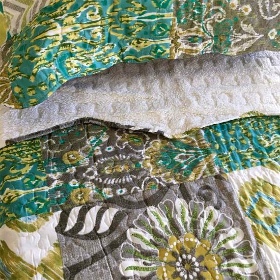 Patchwork Sherpa Yorgan Ve Şam Takımı