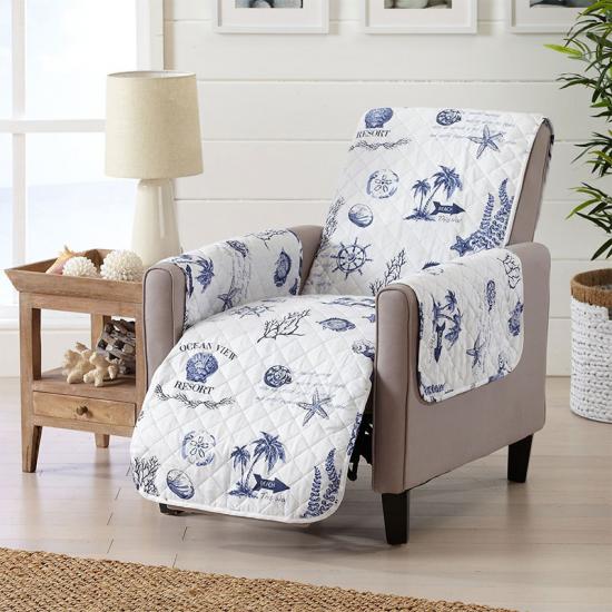 Floral Pinsonic Mobilya Koruyucu Kapak Elastik Kanepe Örtüsü Kol Cepleri